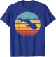 Whale Shark Retro Vintage 60s 70s Sunset Sea Animal Lovers T-Shirt - T-Shirt | Royal