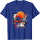 Graffiti Basketball Graphic Street Art Wall Art Jersey Cool T-Shirt - T-Shirt | Royal