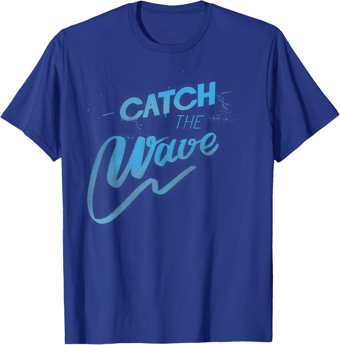 Catch the Wave Surfing Men Women T-Shirt - T-Shirt | Royal