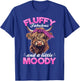 Scottish Highland Cow Fluffy, fabulous, and a little moody T-Shirt - T-Shirt | Royal