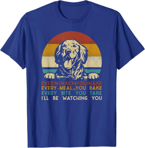 Every snack you make Golden Retriever dog breed retro Women Girls Kids T-Shirt - T-Shirt | Royal