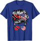 Trinidad Flag Trinidadian Women American USA Trinidad T-Shirt - T-Shirt | Royal