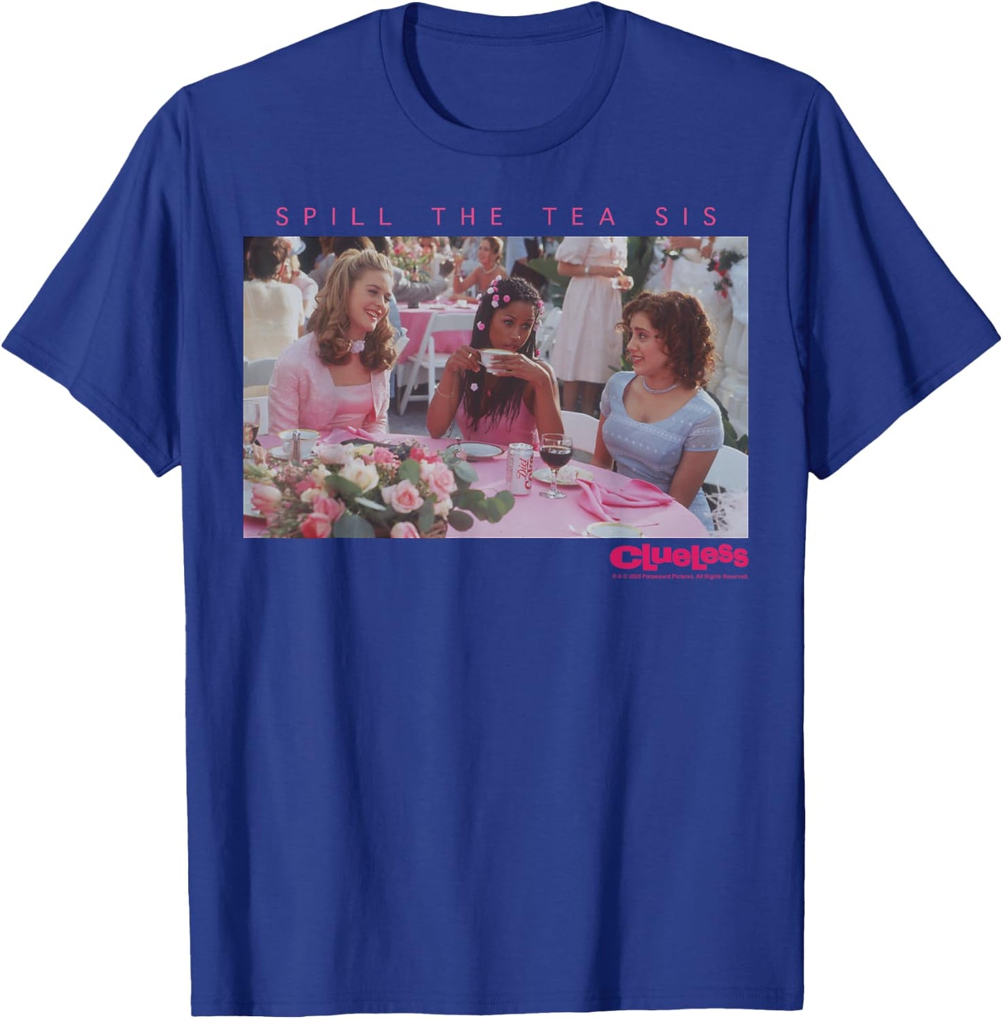 Clueless Spill The Tea Sis T-Shirt - T-Shirt | Royal