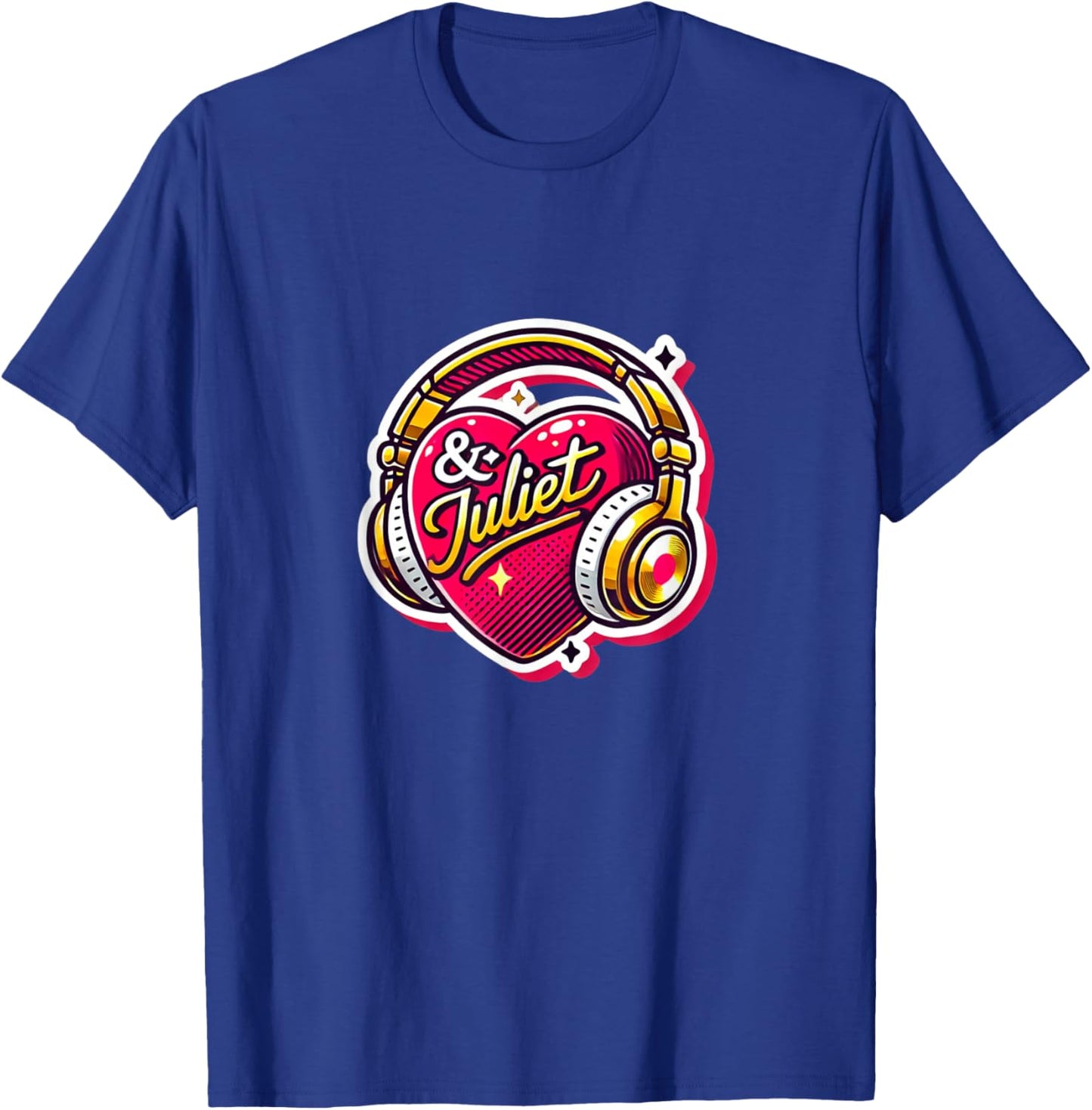 & Juliet Musical Theatre Heart Musicals T-Shirt - T-Shirt | Royal