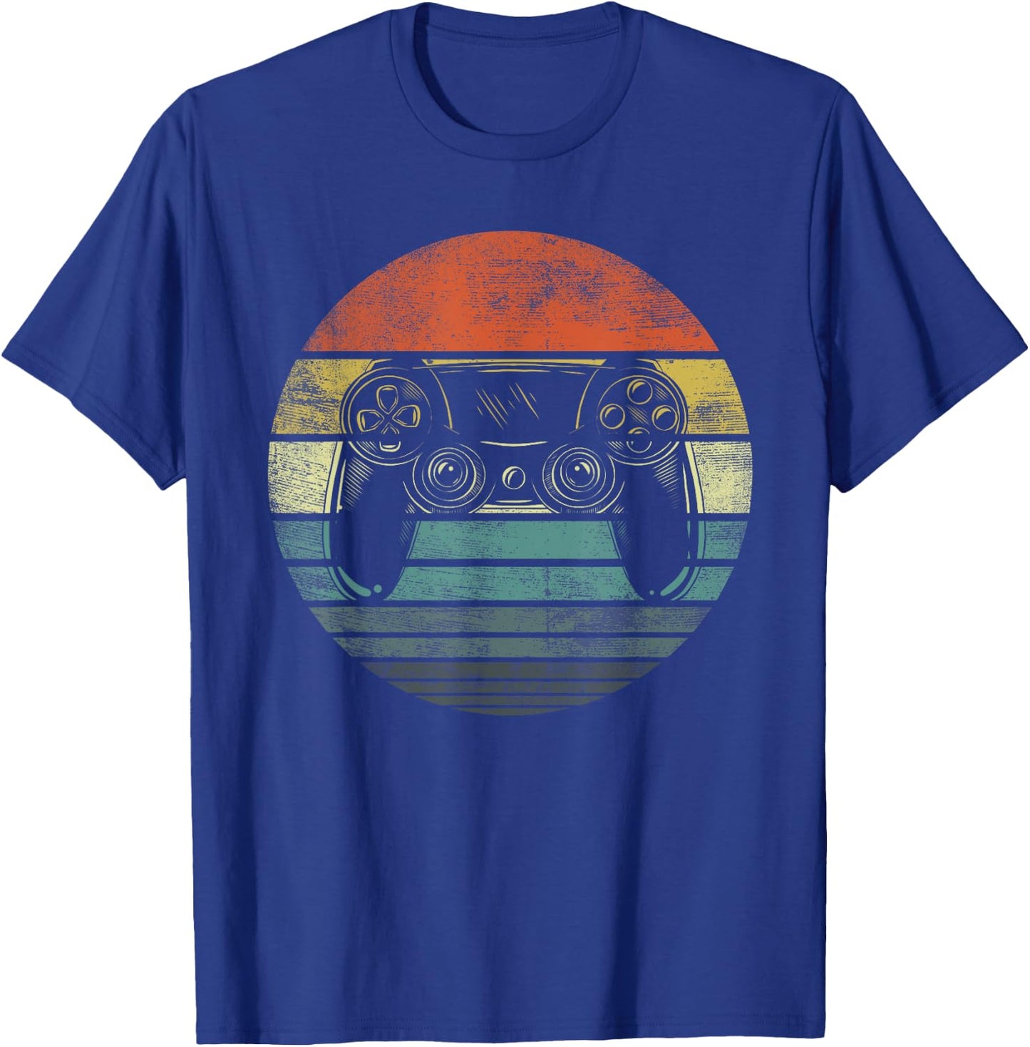 Video Gamer Gifts Funny Retro Video Game Controller Gaming T-Shirt - T-Shirt | Royal