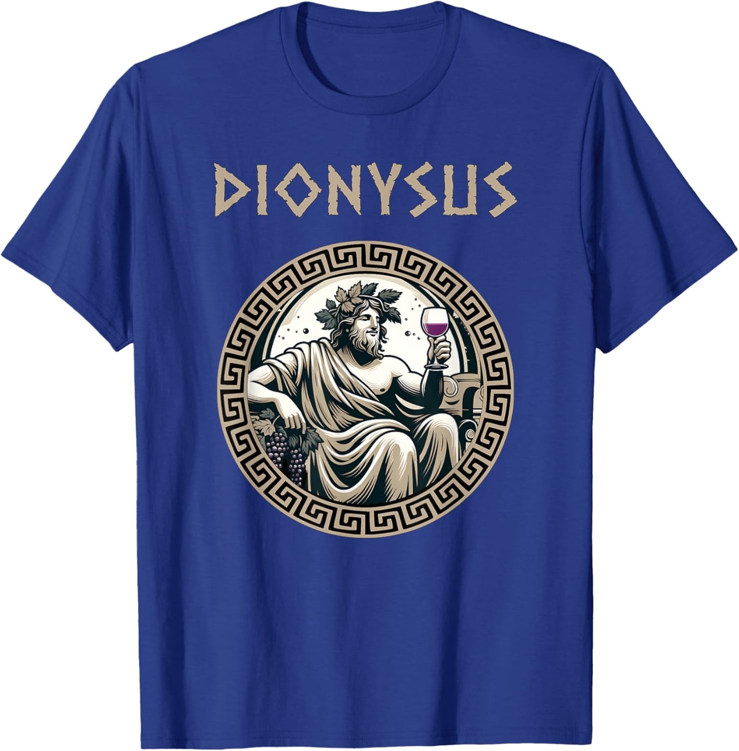 Dionysus Greek God T-Shirt - T-Shirt | Royal
