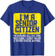 Senior Citizen Old People Deaf Hard T-Shirt - T-Shirt | Royal