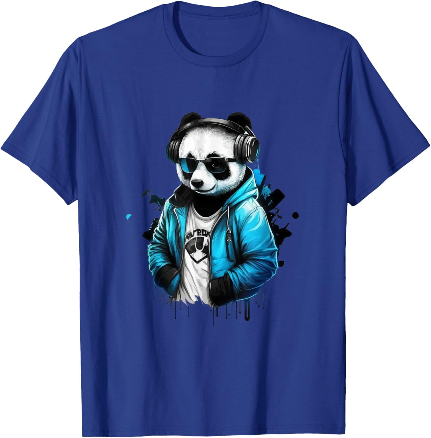 Panda Music DJ Controller Gaming Panda T-Shirt - T-Shirt | Royal