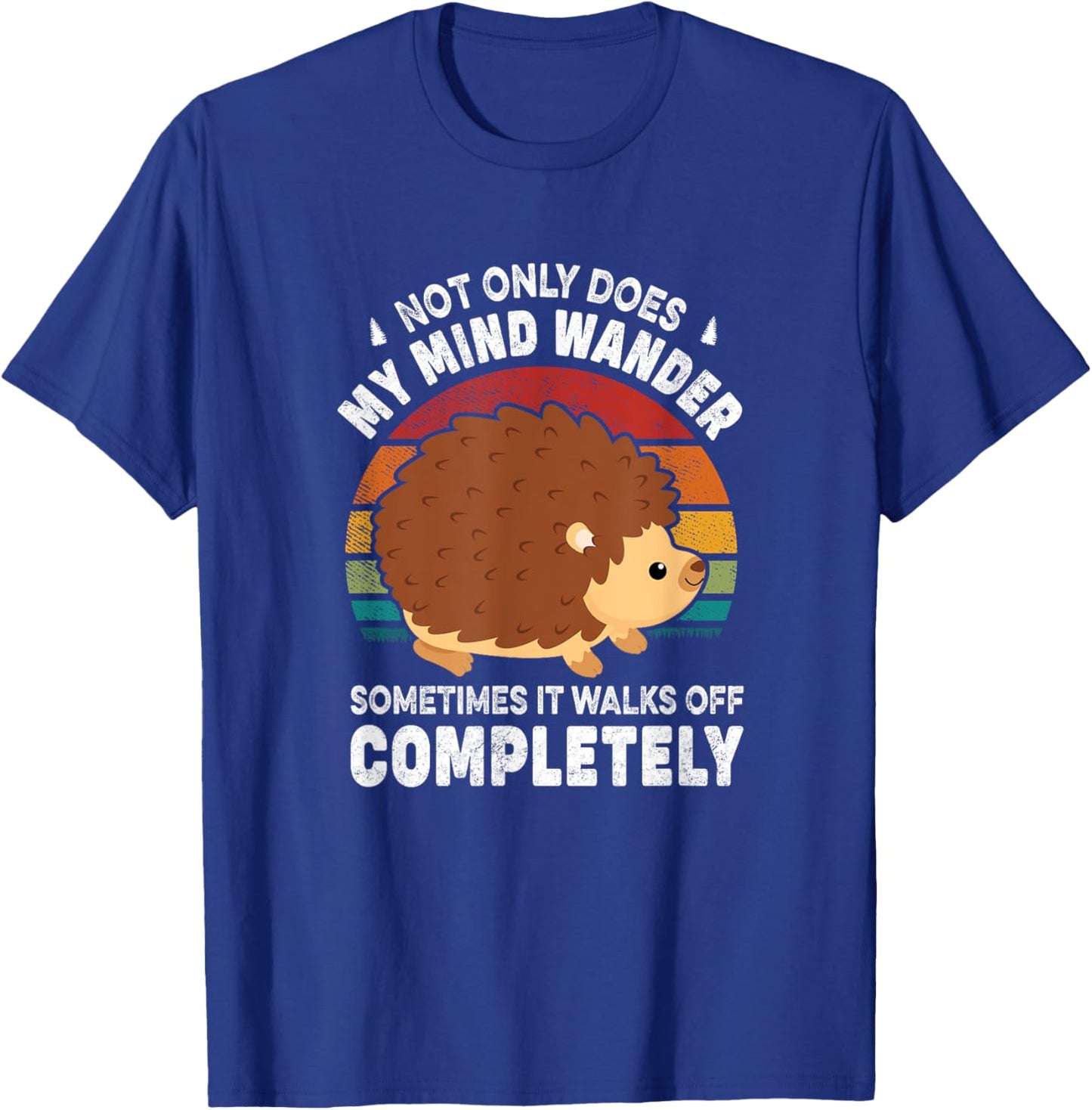 Funny Hedgehog Design Women Hedgehogs Lover T-Shirt - T-Shirt | Royal