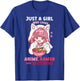 Anime Ramen Sketching Just a Girl Who Loves Anime Sketching T-Shirt - T-Shirt | Royal