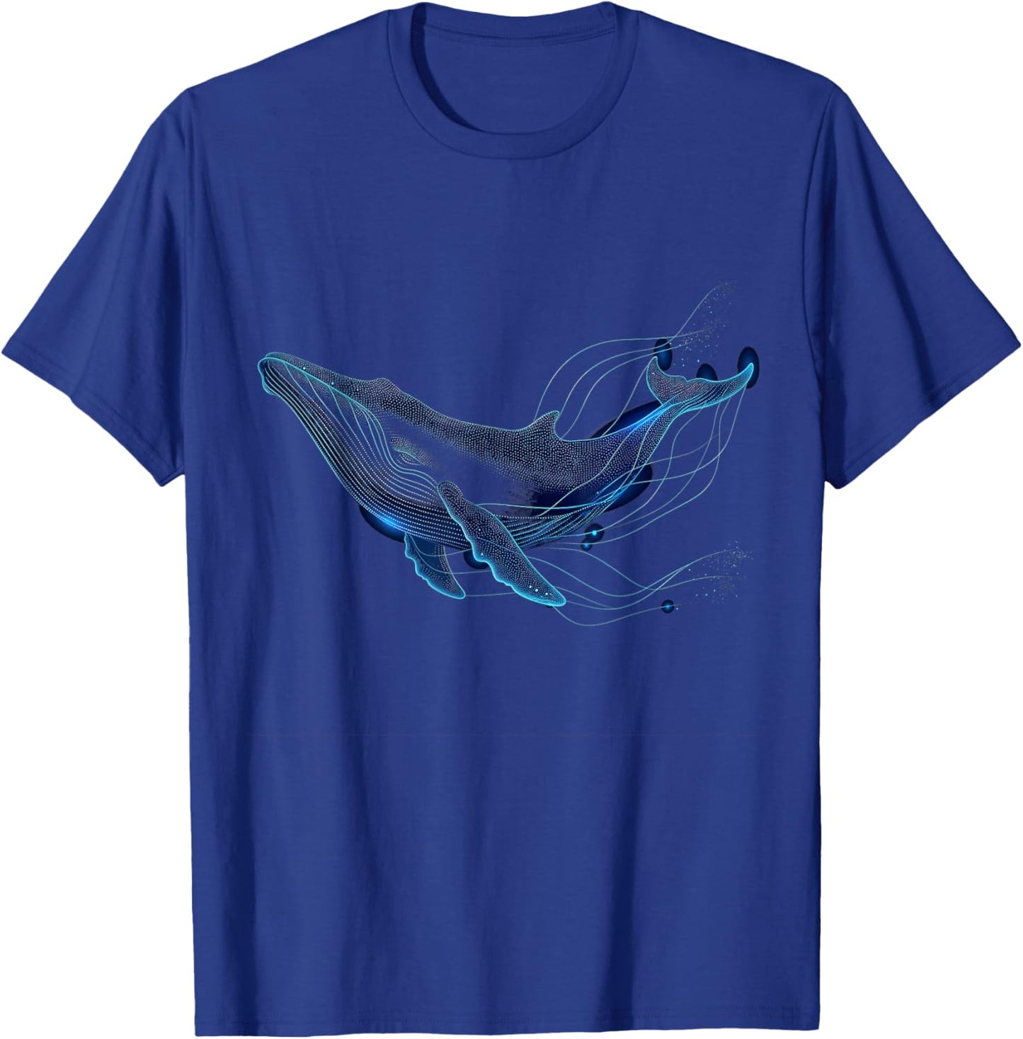 Blue Whale Humpback Whale Lover T-Shirt - T-Shirt | Royal
