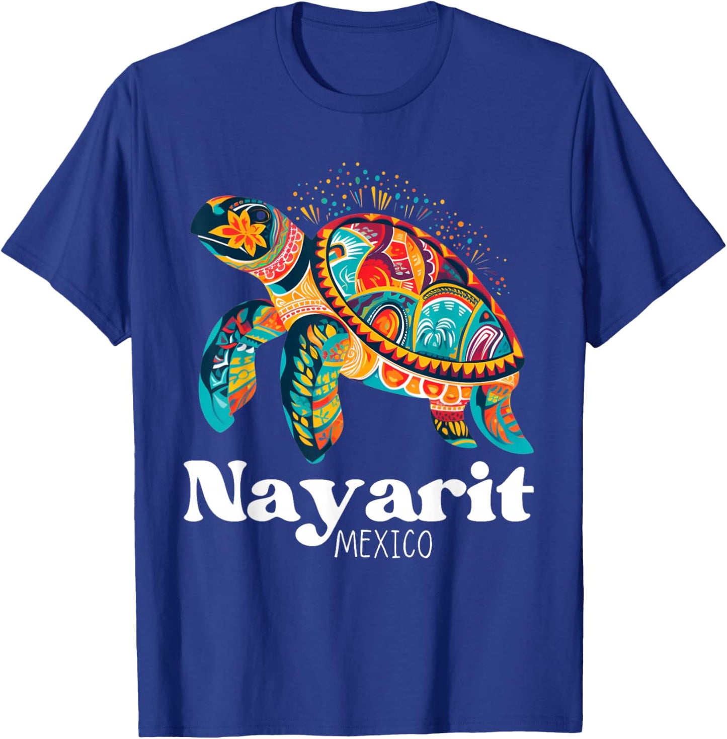 Mexico Nayarit Souvenir / Turtle Nayarit T-Shirt - T-Shirt | Royal