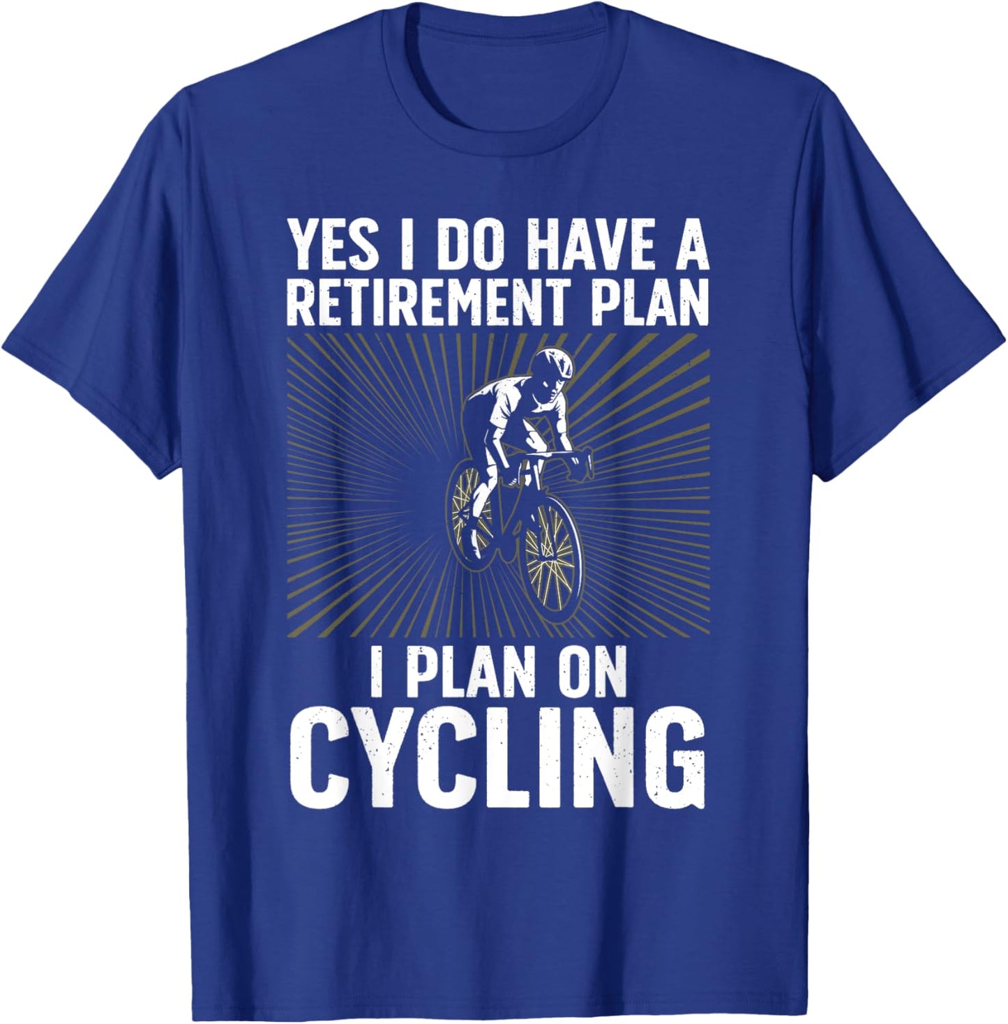 Funny Cycling Art Women Bicyclist Bike Racing Biker T-Shirt - T-Shirt | Royal