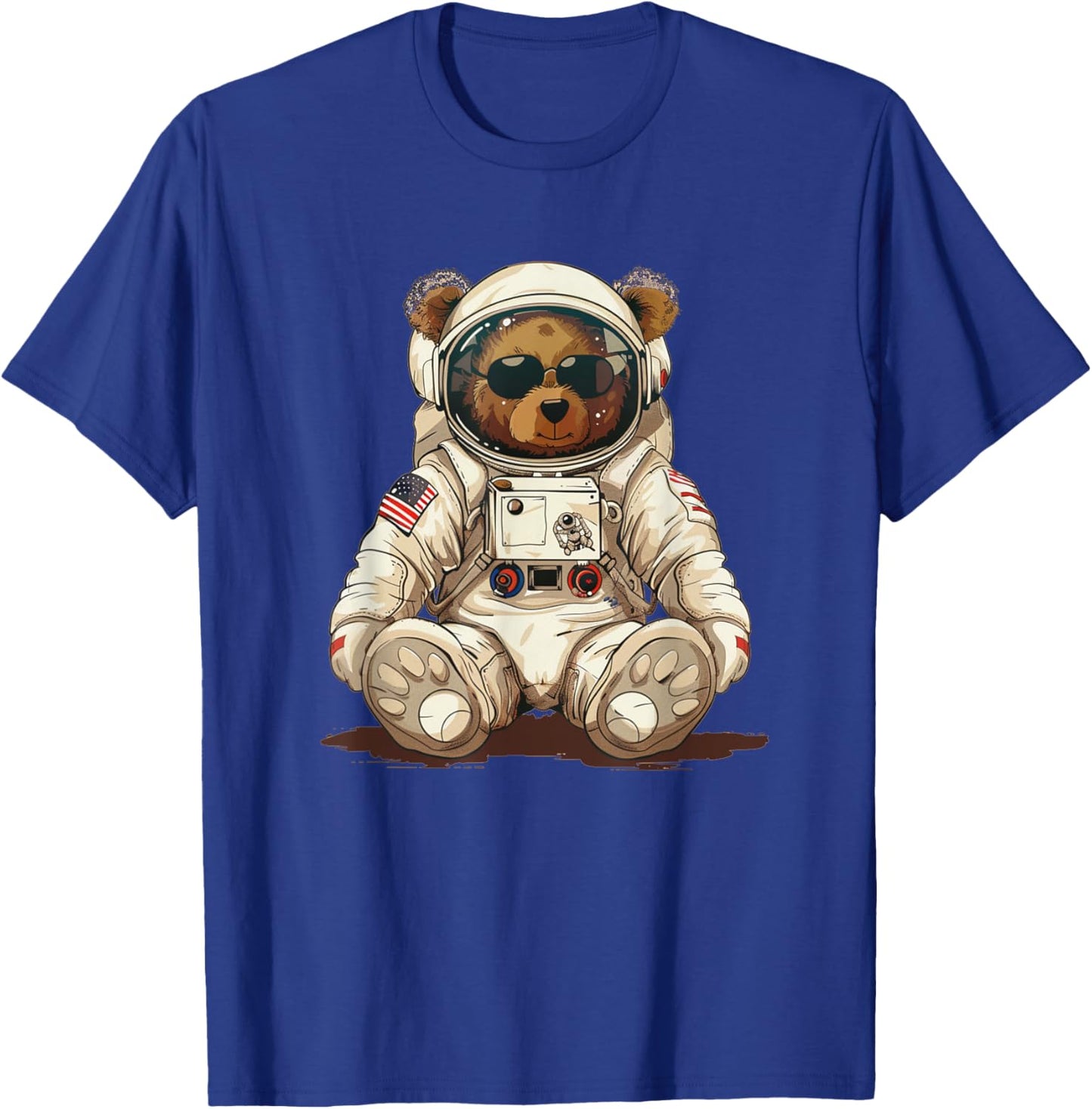 Cool Astronaut Teddy Bear Costume for Boys and Girls T-Shirt - T-Shirt | Royal