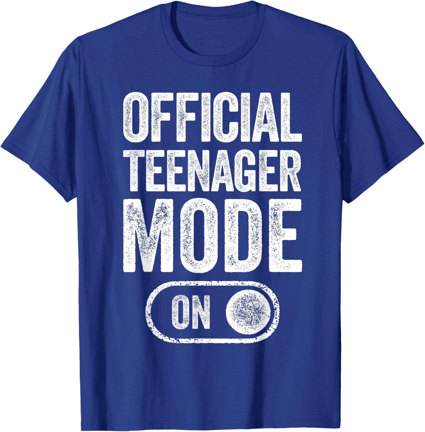 Official Teenager Mode On 13Th Birthday Gifts 13 Years Old T-Shirt - T-Shirt | Royal