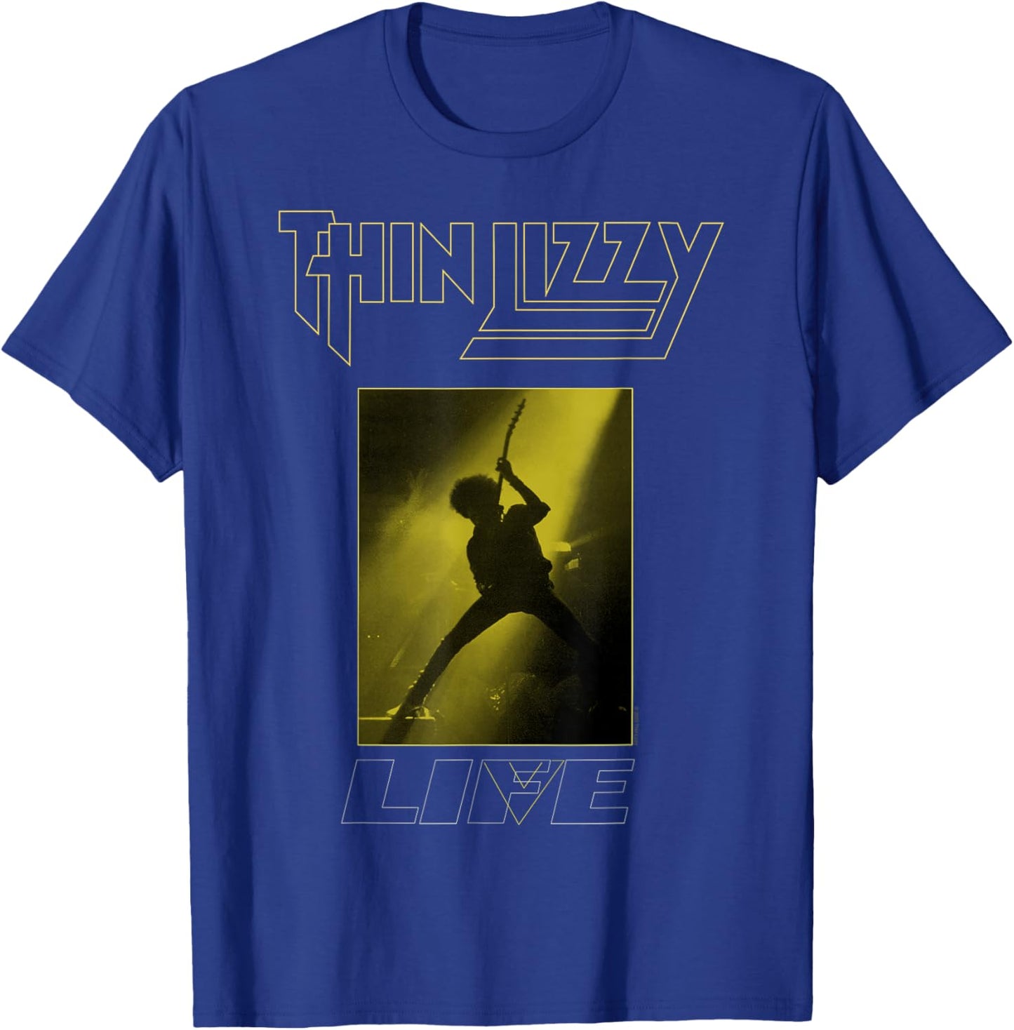 Thin Lizzy – Live Yellow Boxed T-Shirt - T-Shirt | Royal
