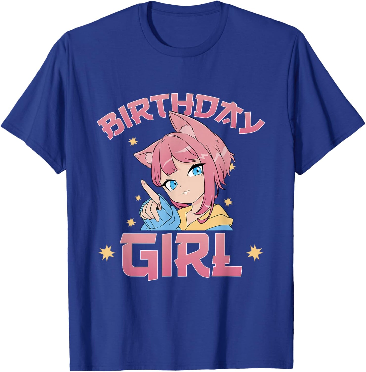 Anime Manga - Birthday Girl T-Shirt - T-Shirt | Royal