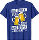 GOD IS GREAT Beer IS GOOD AND PEOPLE ARE CRAZY Beer Humor T-Shirt - T-Shirt | Royal