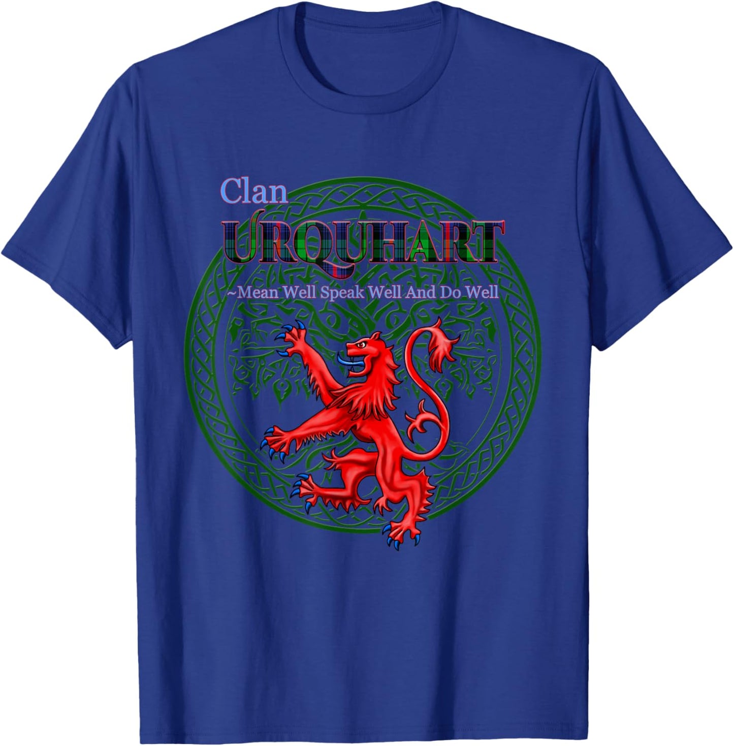 Urquhart Scottish Clan Pride Family Motto T-Shirt - T-Shirt | Royal