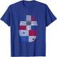 Dominican and Panama Fingerprint Dominicana Panamanian Roots T-Shirt - T-Shirt | Royal