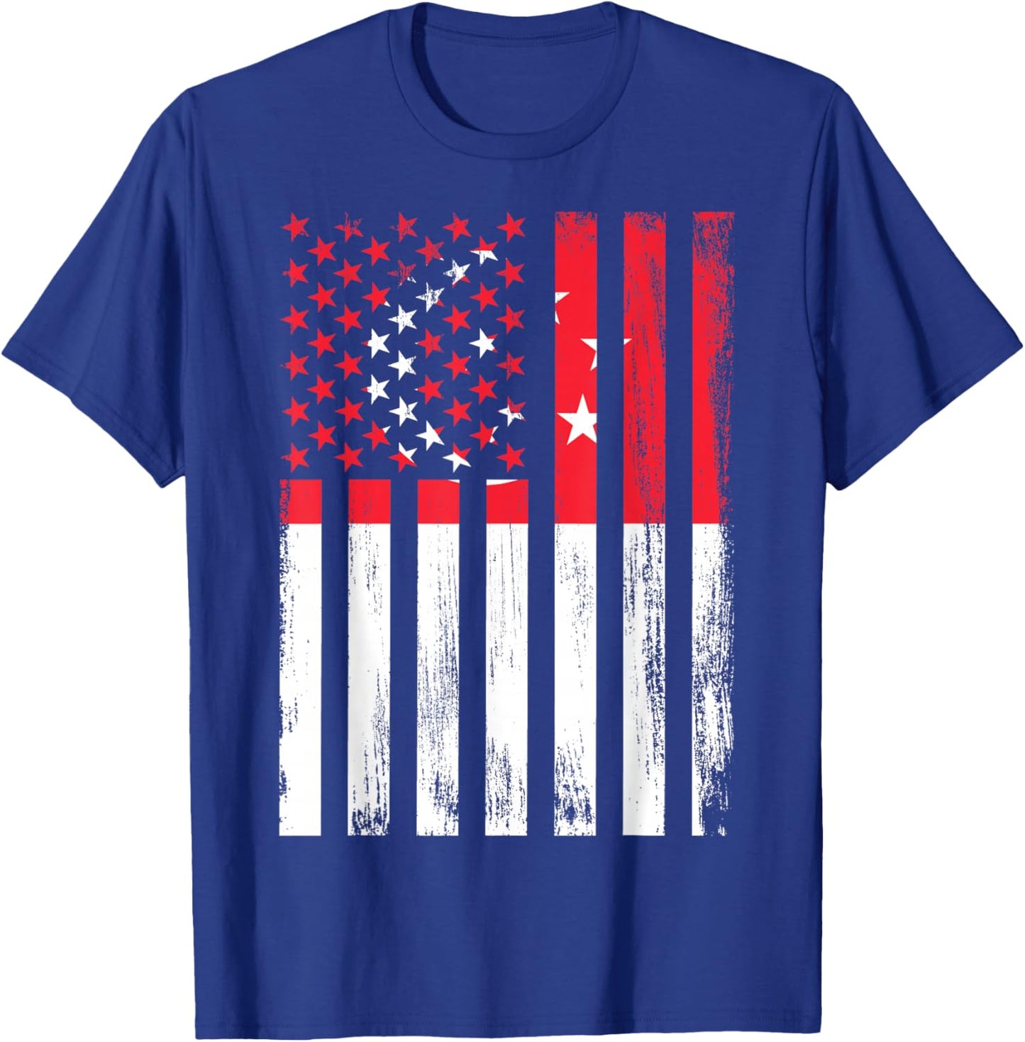 Singapore & USA T-Shirt - T-Shirt | Royal