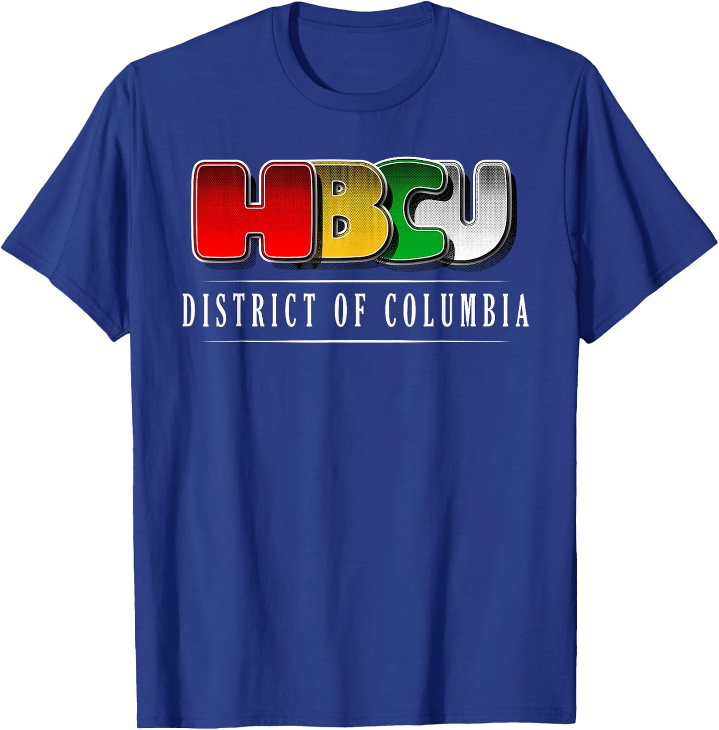 HBCU District of Columbia Pride African American Heritage T-Shirt - T-Shirt | Royal