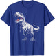 T-Rex Skeleton Dino Bones Paleontology Dinosaur Kids T-Shirt - T-Shirt | Royal