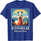 Cotopaxi Llama Flower National Park Souvenir Ecuador Hiking T-Shirt - T-Shirt | Royal