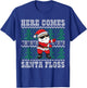 Santa Floss Dance - Ugly Christmas Sweater Kids Gift T-Shirt - T-Shirt | Royal