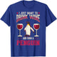 Penguins And Wine T-Shirt - T-Shirt | Royal