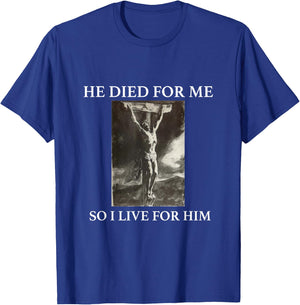 Christian Gospel and Bible Saying for Our Lord Jesus T-Shirt - T-Shirt | Royal
