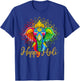 Happy Holi Festival India Colors Elephant Hindu Spring 2025 T-Shirt - T-Shirt | Royal