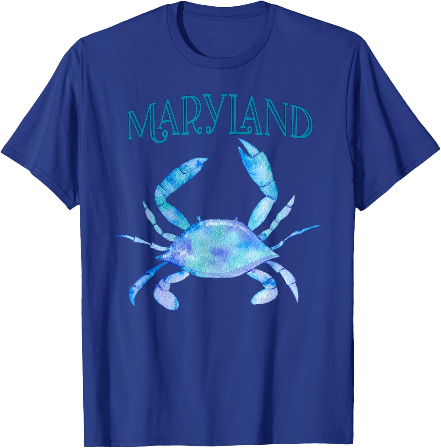 Maryland's Beautiful Chesapeake Bay Blue Crab - Maryland T-Shirt - T-Shirt | Royal
