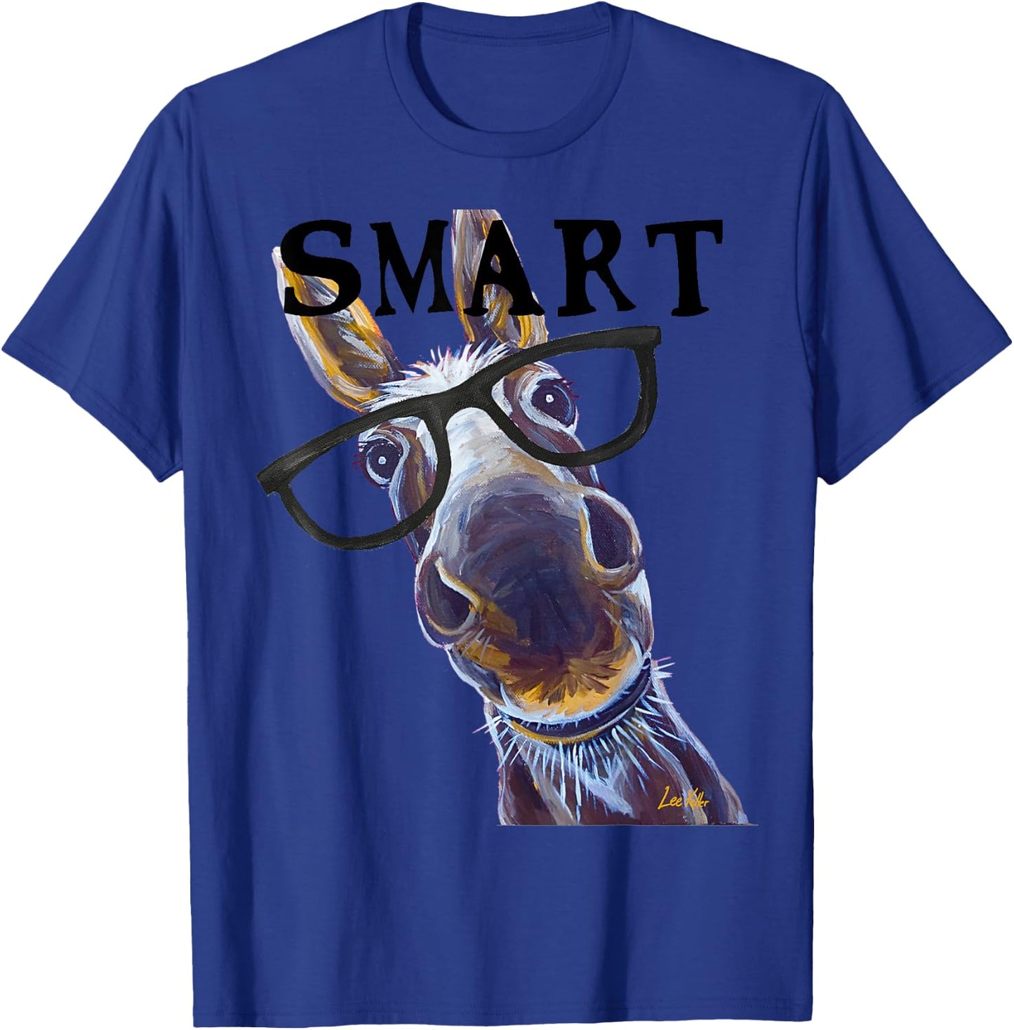 Smart Donkey Shirt, Smart Donkey T-Shirt - T-Shirt | Royal