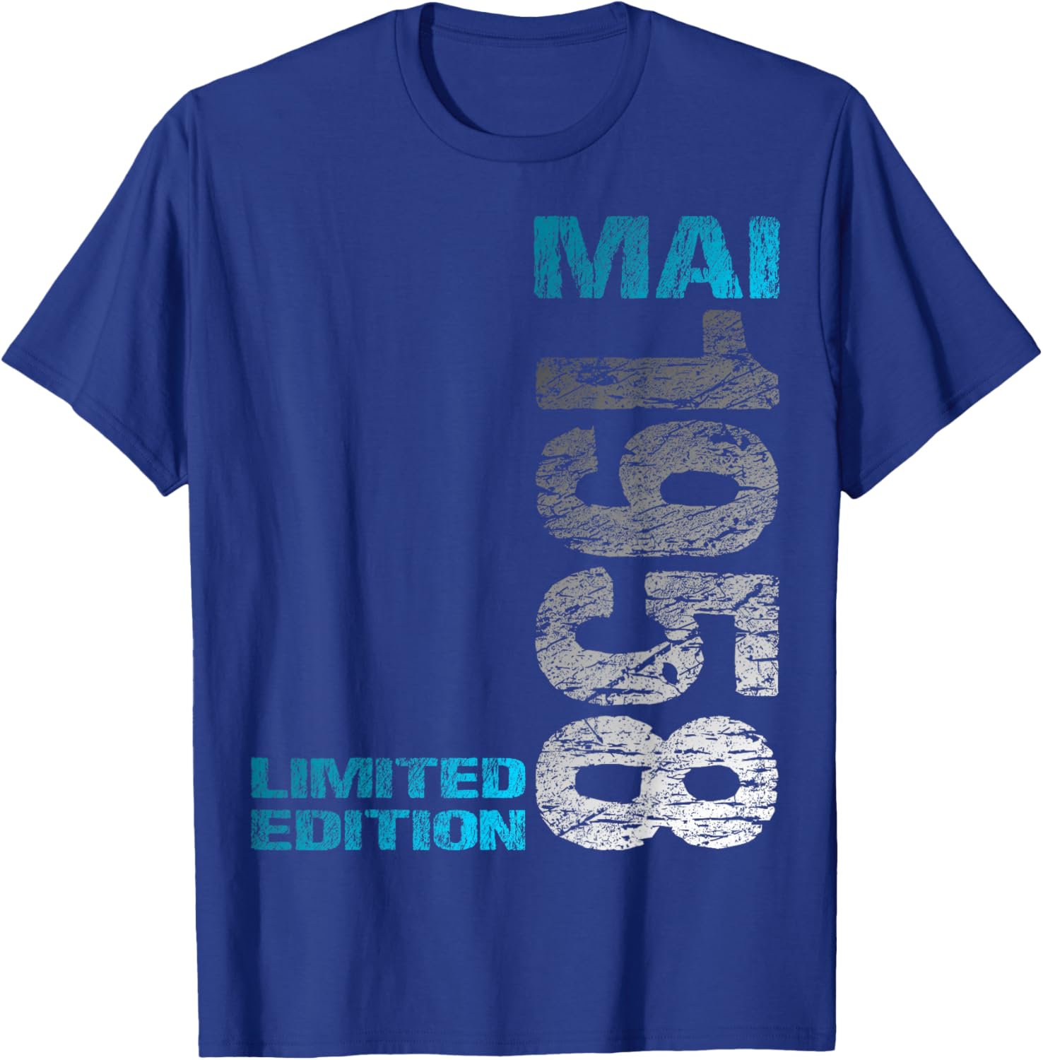 Mai 1958 Mann Frau 68. Geburtstag Limited Edition 68 T-Shirt - T-Shirt | Royal