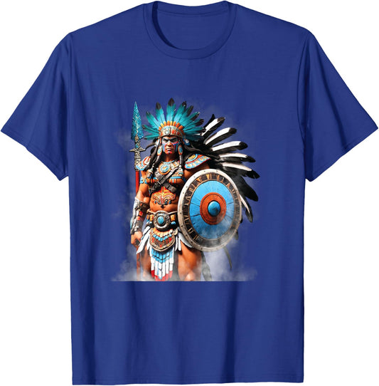 Huitzilopochtli Aztec Sun and War God Tenochtitlan Mayan T-Shirt - T-Shirt | Royal