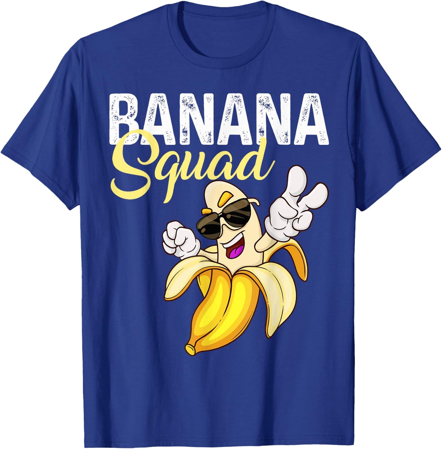 Cool Banana Squad Halloween Costume Banana Funny Team T-Shirt - T-Shirt | Royal