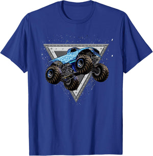 Monster Truck Shirt for Adults and Kids - Blue Truck T-Shirt - T-Shirt | Royal