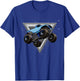 Monster Truck Shirt for Adults and Kids - Blue Truck T-Shirt - T-Shirt | Royal