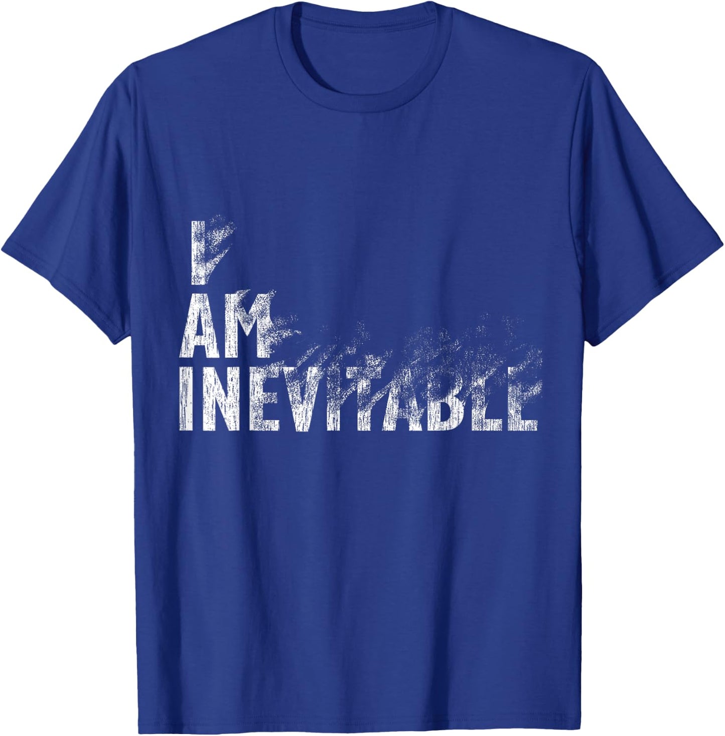 Men Women I Am Inevitable Vintage for Kids T-Shirt - T-Shirt | Royal
