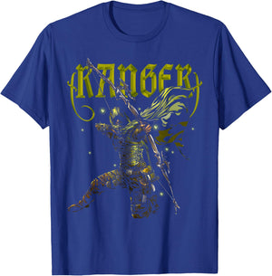 Ranger Archer Hunter Fantasy Tabletop RPG Roleplaying Gamers T-Shirt - T-Shirt | Royal