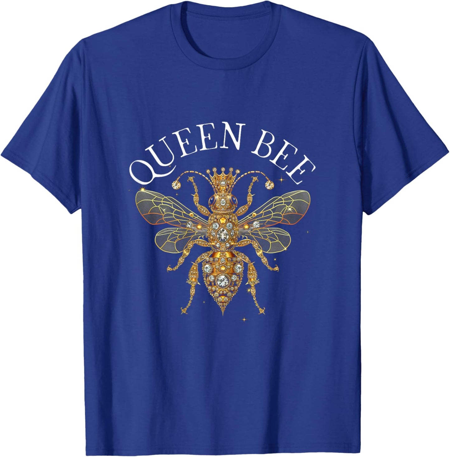 Queen Bee Jewellery Jewels Sweet Beekeeping Beekeeper T-Shirt - T-Shirt | Royal