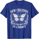 New Creation In Christ, Boho Christian, Western Faith T-Shirt - T-Shirt | Royal