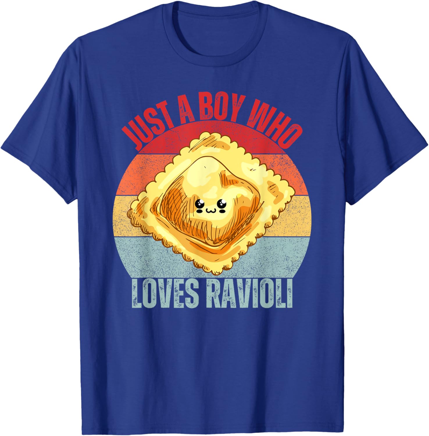 Cute Ravioli Just a Boy Who Loves Ravioli Pasta Dough Wrap T-Shirt - T-Shirt | Royal