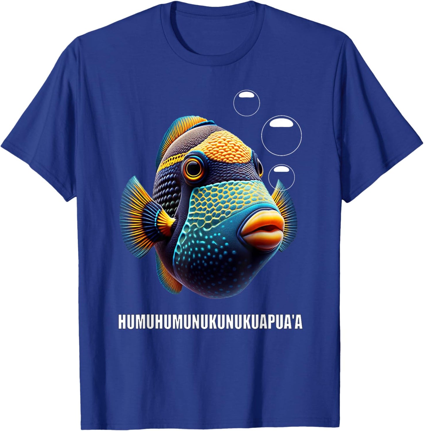 Humuhumunukunukuapua'a Hawaiian Reef Triggerfish Hawaii T-Shirt - T-Shirt | Royal