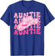 Retro Groovy Pink Cowboy Hat Western Aunt For Cowgirl Auntie T-Shirt - T-Shirt | Royal