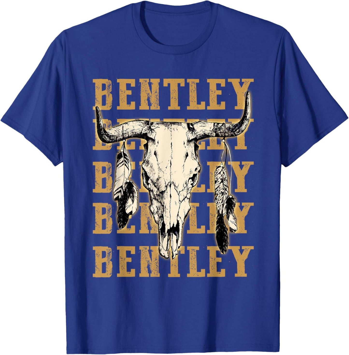 Bentley Proud Last Name Lovers Vintage Art Awesome Apparel T-Shirt - T-Shirt | Royal