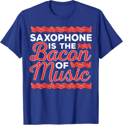 Saxophone Player Bacon Music Jazz Musician Saxophonist Sax