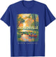 Jacksonville North Carolina NC Coastal Bliss SD641 T-Shirt - T-Shirt | Royal