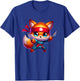 Ninja Fox Star Red Headband Karate T-Shirt - T-Shirt | Royal